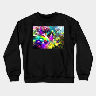 Color Globs | Prismatic Kelp Crewneck Sweatshirt